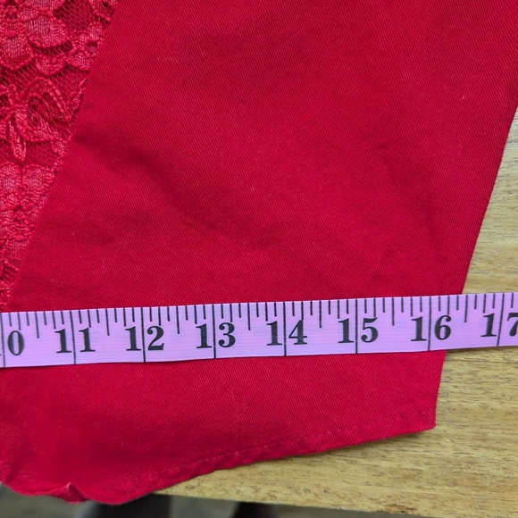 Vintage Western Heart Lace Button Up Top Cowgirl - Picture 14 of 15